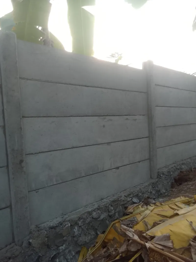 Pagar panel beton untuk lahan di Tangerang